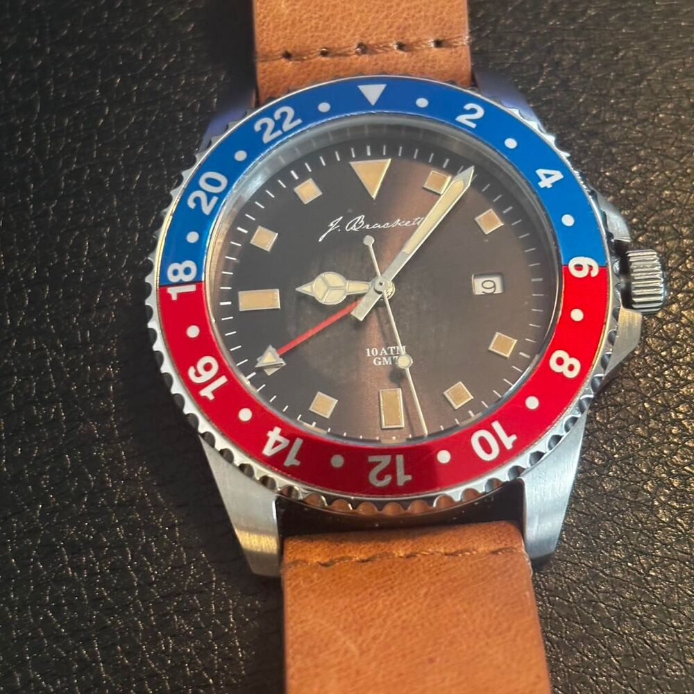Unbranded Men's Silver and Blue Watch
